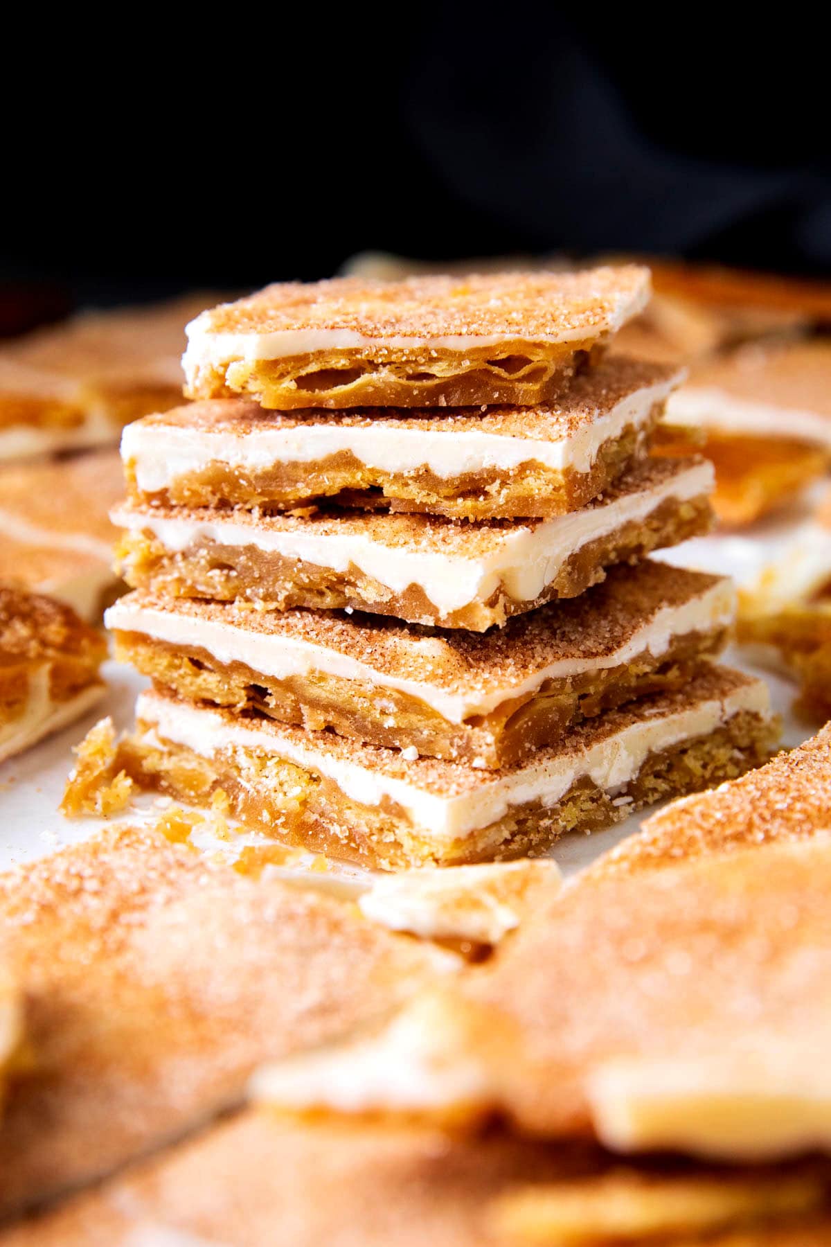 Churro crack recipe is crunchy and crispy with salty and sweet flavors perfect for homemade candy