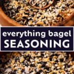Substitute for Everything Bagel Seasoning Pinterest image.
