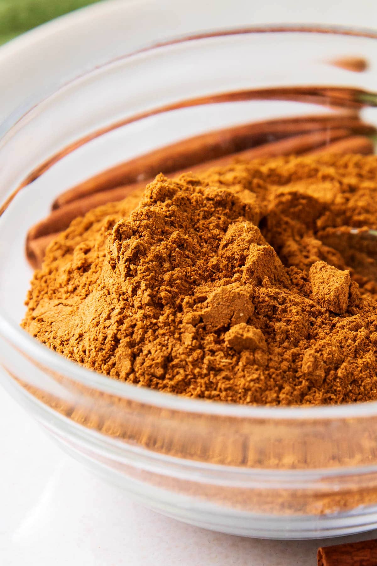 Close up of this homemade spice served in a bowl.