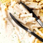 Creamy Parmesan Pasta Pinterest image.